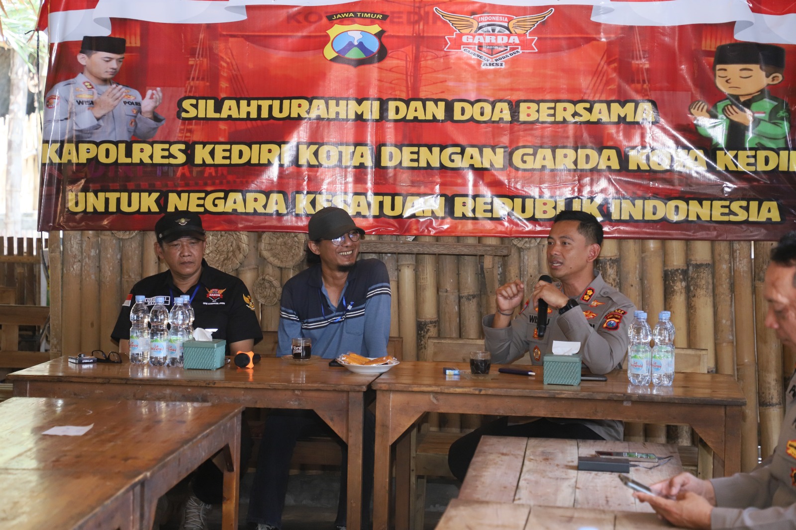 Kapolres Kediri Kota Ajak GARDA Jadi Mitra Jaga Keamanan dan Ketertiban Kota