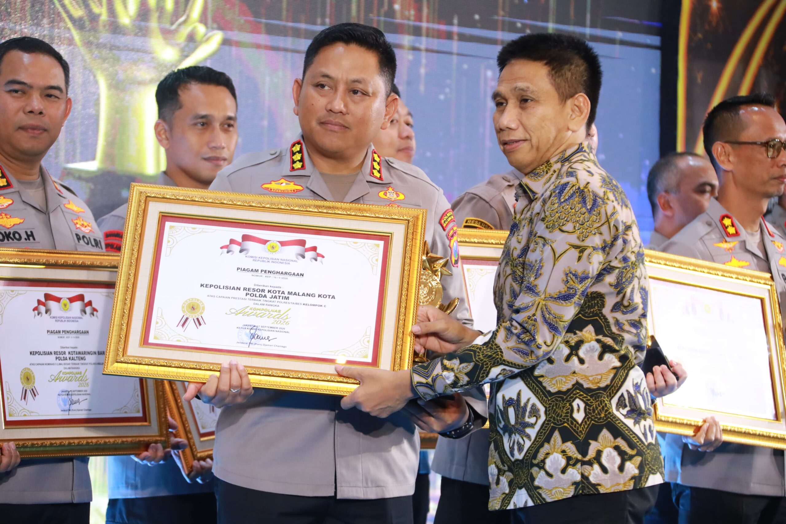 Polresta Malang Kota Raih Kompolnas Awards 2026, Terbaik Nasional Kategori Polres Kelompok C