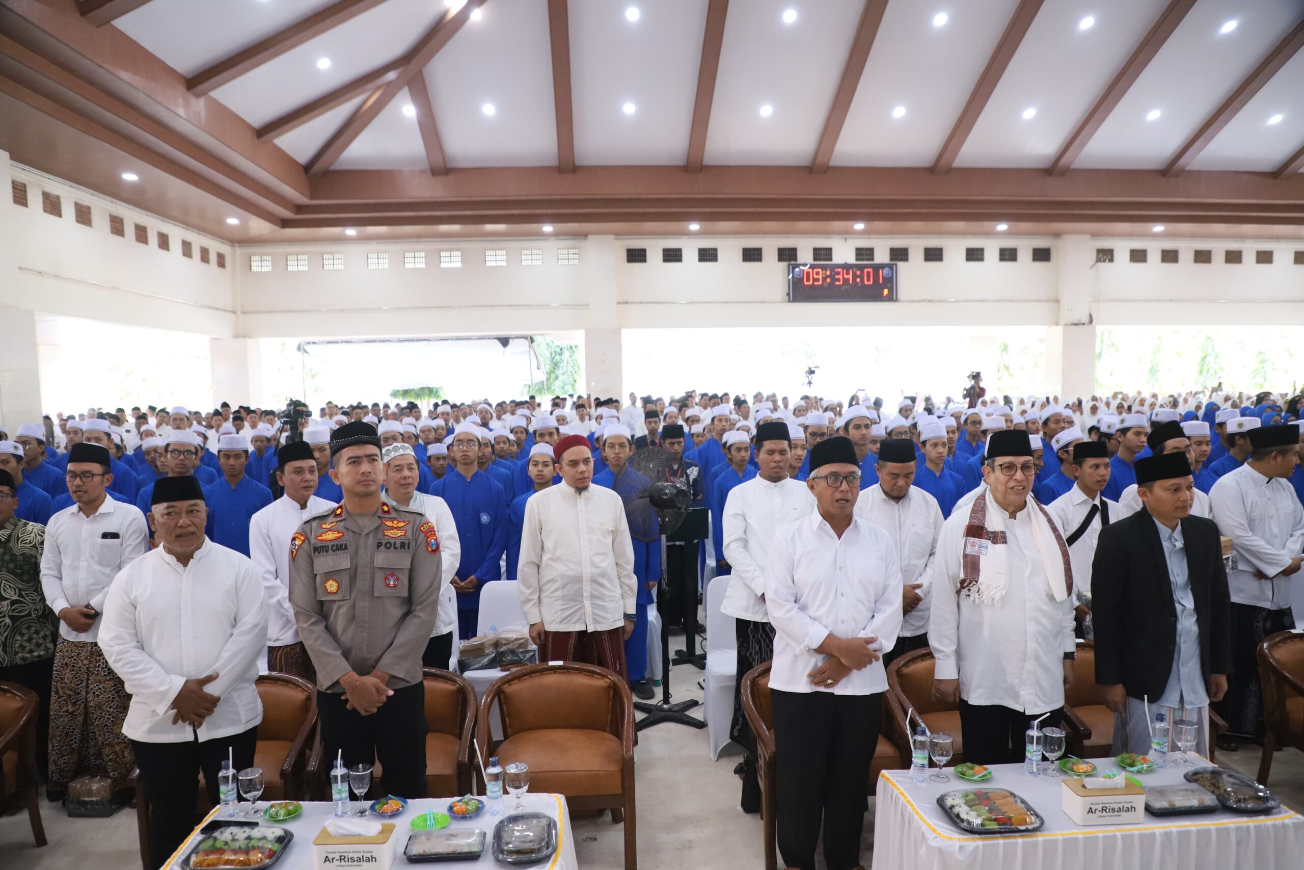 Maulid Nabi dan Haul Ar-Risalah Lirboyo Jadi Momentum Perkuat Sinergi Polisi, Ulama dan Santri