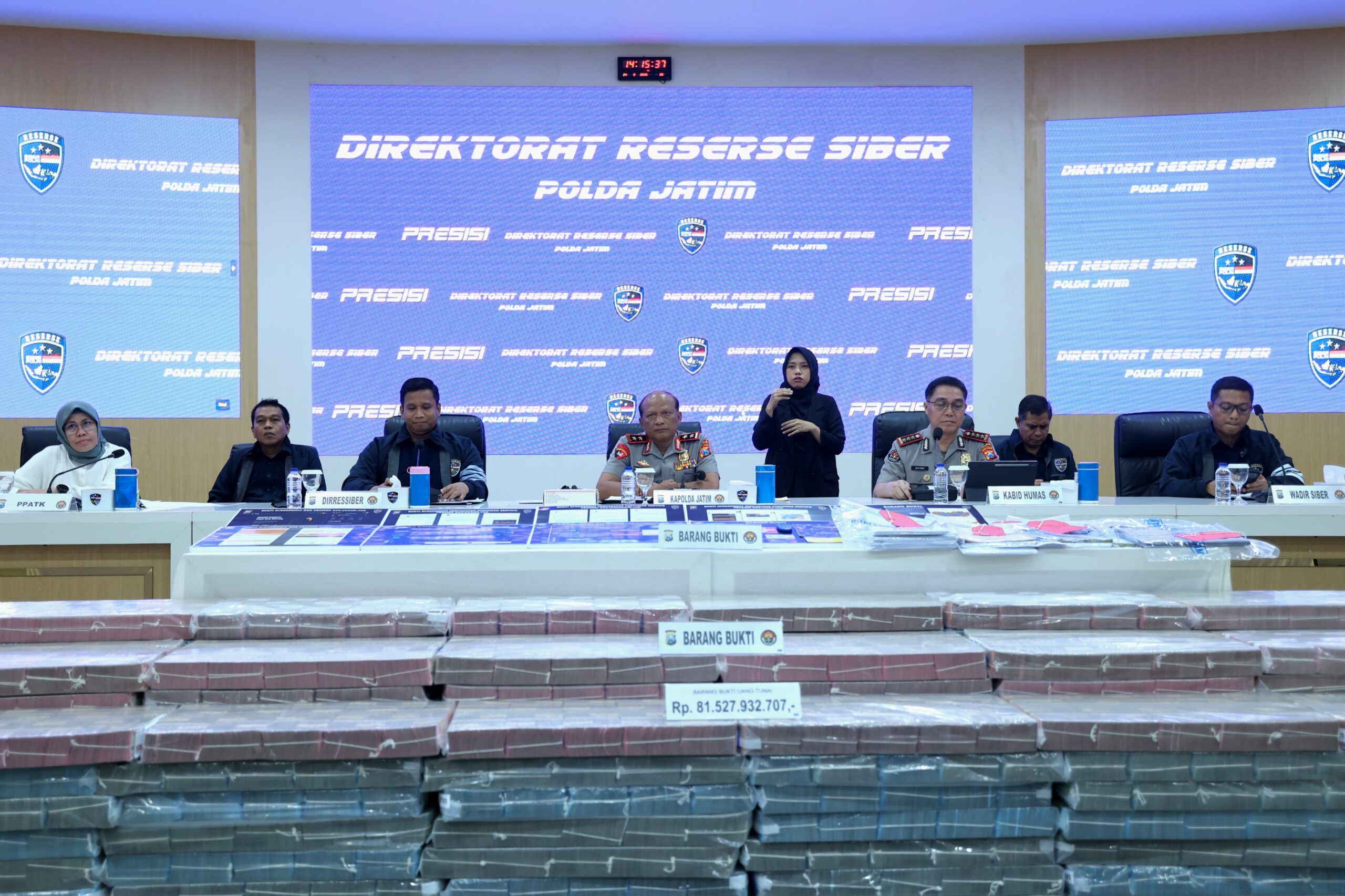 Polda Jatim Bongkar Scam Investasi Kripto Internasional, Blokir 77 Rekening Senilai Rp81,5 Miliar