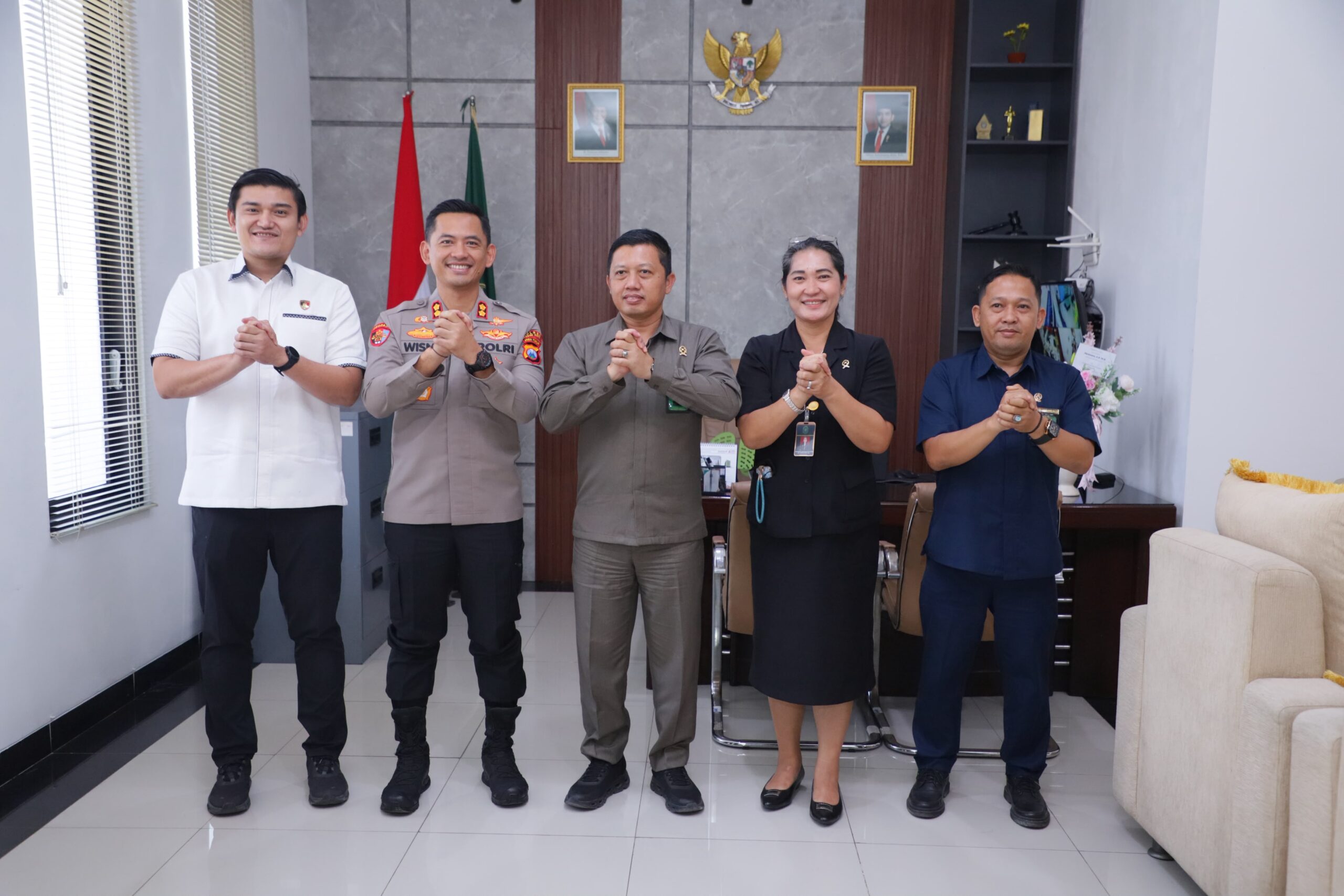 Kapolres Kediri Kota Silaturahmi ke Pengadilan Negeri, Perkuat Sinergitas Penegakan Hukum