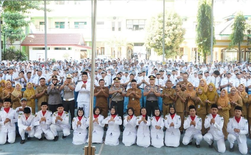Polres Kediri Masuk Sekolah Bentengi Pelajar dari Bullying dan Bahaya Narkoba