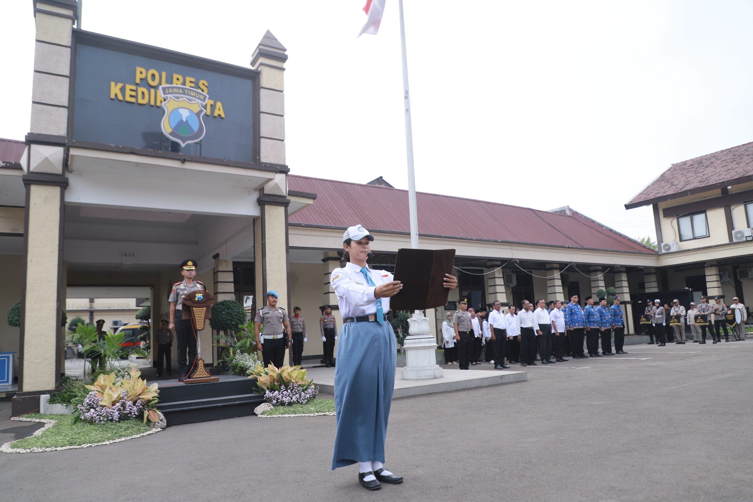 Kapolres Kediri Kota: Polisi Jogo Sekolah Harus Jadi Sahabat dan Pelindung Pelajar