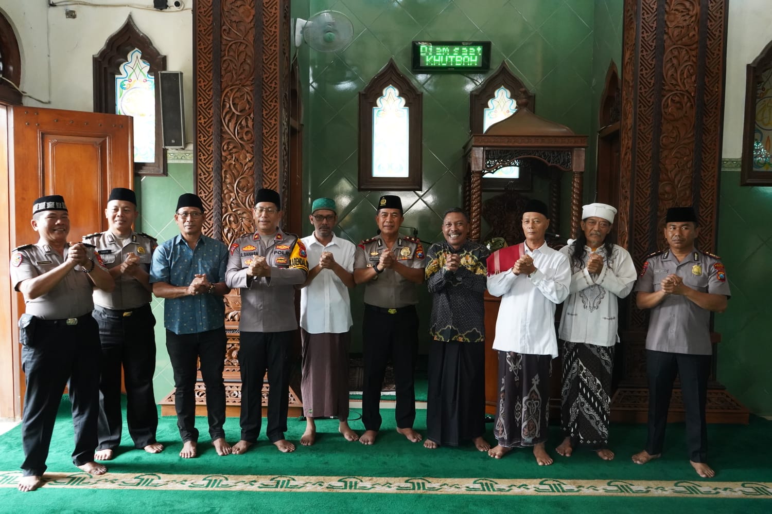 Jumling Polres Kediri , Ajak Warga Aktif Jaga Kamtibmas, Waspadai Hoaks hingga Bahaya Narkoba